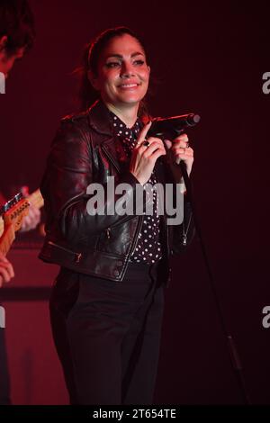 Fort Lauderdale, Florida, Stati Uniti. 7 novembre 2023. Gli Interrupters si esibiscono durante l'in the Wild Tour al Revolution Live il 7 novembre 2023 a Fort Lauderdale, Florida. Crediti: Mpi04/Media Punch/Alamy Live News Foto Stock