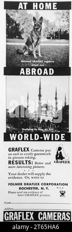 Spot 1934 fotocamere Graflex Foto Stock