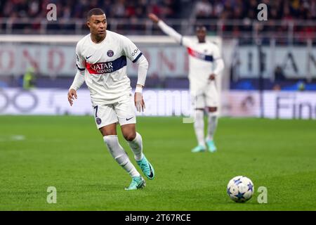 7 novembre 2023 Milano - Italia - sport, calcio - Milan vs Paris Saint German Champions League 2023/2024 - Stadio G. Meazza - nella foto: Kylian M. Foto Stock