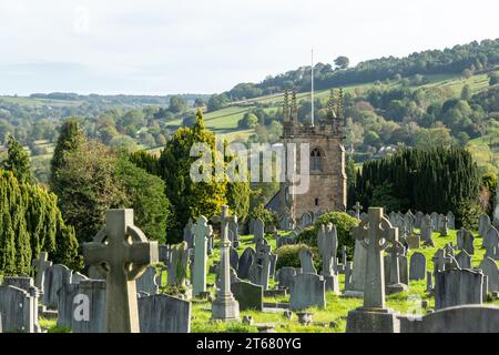 Chiesa di San Giles, Matlock Foto Stock