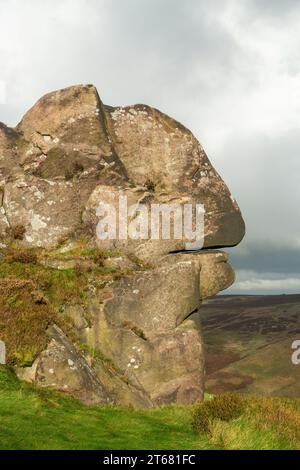 Ramshaw Rocks, Staffordshire Peak District, Inghilterra Foto Stock