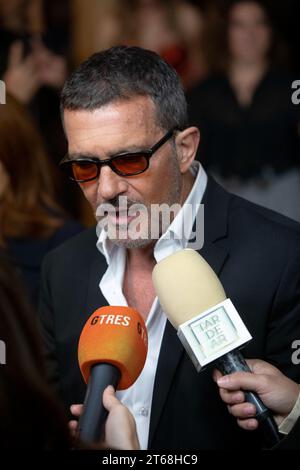 Madrid, Spagna. 8 novembre 2023. Antonio Banderas partecipa al photocall Esquire Men of the Year al Casino de Madrid di Madrid. Credito: SOPA Images Limited/Alamy Live News Foto Stock