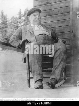 William Howard Taft , 1857-1930 , politico repubblicano americano e 27° presidente degli Stati Uniti 1909-1913. 1907 Foto Stock