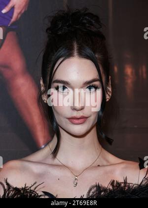 West Hollywood, Stati Uniti. 9 novembre 2023. WEST HOLLYWOOD, LOS ANGELES, CALIFORNIA, USA - 8 NOVEMBRE: Amanda Steele arriva al lancio della collezione PrettyLittleThing X Lori Harvey Party Wear Collection tenutosi al Sunset at EDITION (Basement Club) presso il West Hollywood EDITION Hotel l'8 novembre 2023 a West Hollywood, Los Angeles, California, Stati Uniti. (Foto di Xavier Collin/Image Press Agency) credito: Image Press Agency/Alamy Live News Foto Stock