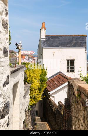 St Peter Port Guernsey, Isole del Canale Foto Stock