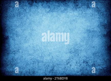 Sfondo con trama grunge di carta blu - alta risoluzione Foto Stock
