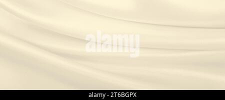 Liscia ed elegante seta dorata o tessuto di lusso satinato texture può essere utilizzato come sfondo di nozze. Lussuoso design di sfondo. In tonalità seppia. Stile retrò Foto Stock