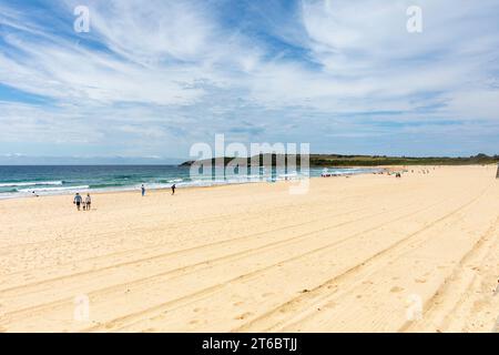 Maroubra Beach nei sobborghi orientali di Sydney e nel parco nazionale Malabar Headland, Sydney, NSW, Australia, 2023 Foto Stock