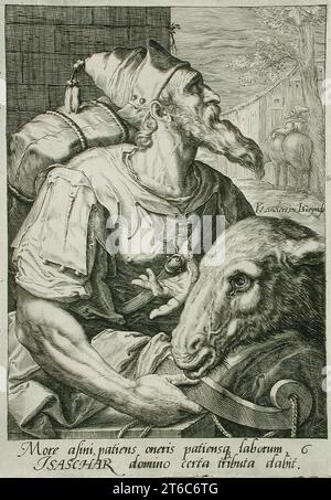 Issachar, c1590. Dai dodici figli di Giacobbe, PL. 6. Foto Stock