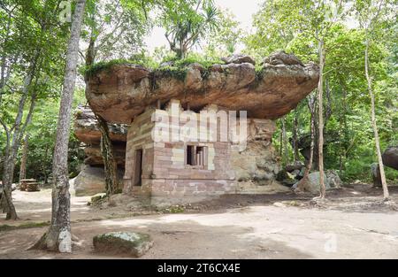 Le formazioni del Phu Phra Bat Historical Park a Udon Thani, nel nord-est della Thailandia Foto Stock