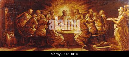 L'ultima cena, c1545. Foto Stock