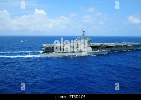 USS Carl Vinson Action Foto Stock