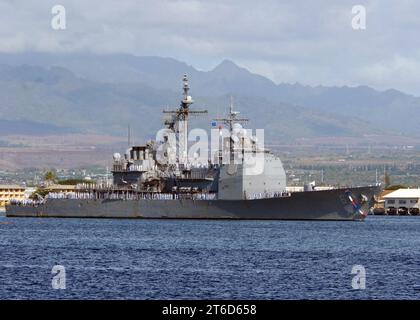 USS Chosin (CG-65) Pearl Harbor 2007 Foto Stock