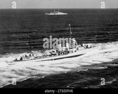 USS Farragut (DD-348) in corso nel settembre 1939 Foto Stock