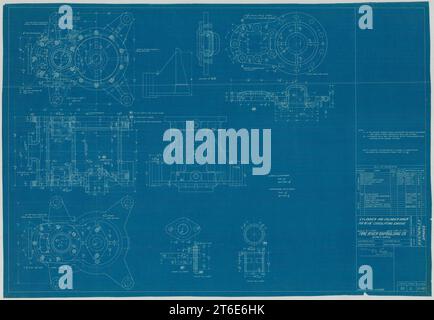 USS Henley (DD-39)- cilindro e coperchio cilindro per motore a circolazione 8'' X 8'' Foto Stock