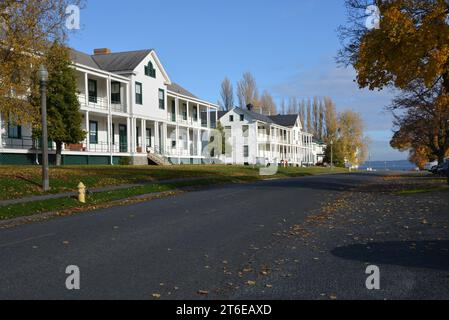Fort Worden State Park vicino a Port Townsend, Washington Foto Stock