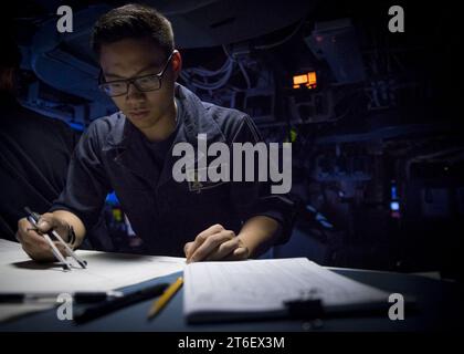 USS NEW ORLEANS, BOXERARG, SPIEGAMENTO, 13TH MEU (26488055571) Foto Stock