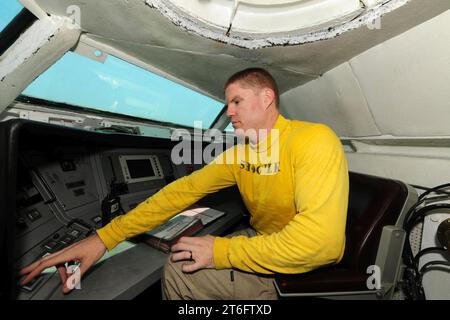 USS Theodore Roosevelt azione 150926 Foto Stock