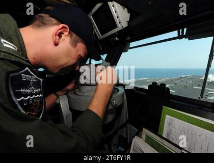 USS Theodore Roosevelt operazioni 151002 Foto Stock