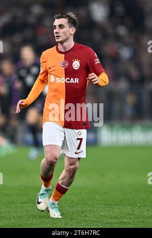 MONACO DI BAVIERA, GERMANIA - 8 NOVEMBRE: Kerem Akturkoglu del Galatasaray durante la partita di UEFA Champions League tra FC Bayern Monaco e Galatasaray A.S. Foto Stock