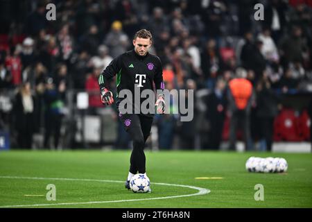 MONACO DI BAVIERA, GERMANIA - 8 NOVEMBRE: Daniel Peretz del Bayern Monaco durante la partita di UEFA Champions League tra FC Bayern Munchen e Galatasaray A.S. Foto Stock