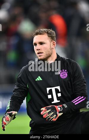MONACO DI BAVIERA, GERMANIA - 8 NOVEMBRE: Daniel Peretz del Bayern Monaco durante la partita di UEFA Champions League tra FC Bayern Munchen e Galatasaray A.S. Foto Stock