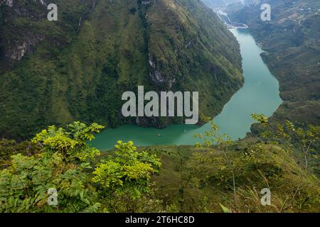 Il fiume ma Pi Leng in Vietnam Foto Stock