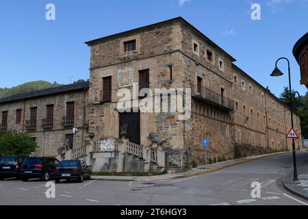 Palacio de Arganza, Villafranca del bierzo, Castiglia e León, Spagna nordoccidentale, Europa Foto Stock