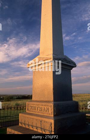 Whitman Memorial, Whitman Mission National Historic Site, Washington Foto Stock