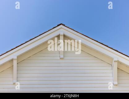 Primo piano di una casa negli hamptons Foto Stock