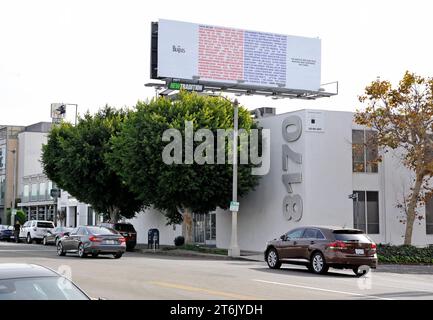 Beatles, cartellone, Los Angeles, California, USA Foto Stock