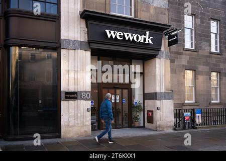 Uffici di coworking wework Edimburgo Scozia Regno Unito Foto Stock