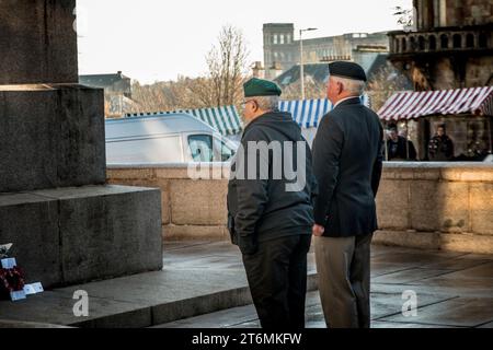 Paisley Cenotaph Remembrance Day, 11 novembre 2023 Foto Stock