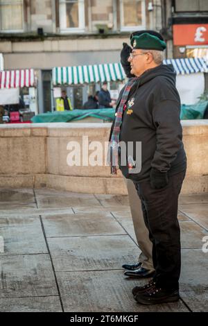 Paisley Cenotaph Remembrance Day, 11 novembre 2023 Foto Stock