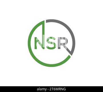 logo nsr Illustrazione Vettoriale