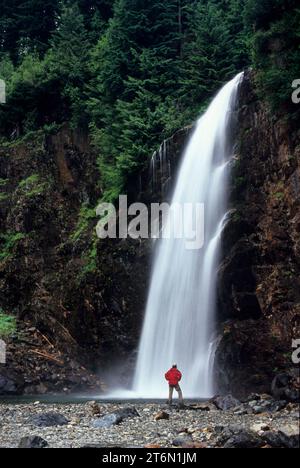 Frankin Falls, Mt Baker-Snoqualmie National Forest, Washington Foto Stock