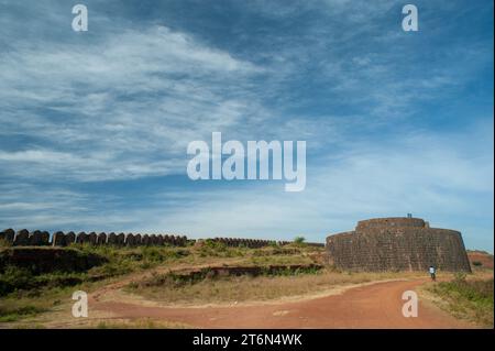 12 23 2010 Vintage Bidar Fort, della dinastia Bahmanid, spostò la sua capitale da Gulbarga a Bidar nel 1427 Karnataka, India Asia. Foto Stock