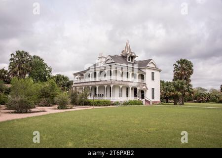 Sabal Palm Sanctuary e la storica Rabb Plantation House, ottimo birdwatching, destinazione per il birdwatching, Brownsville, Texas, USA Foto Stock