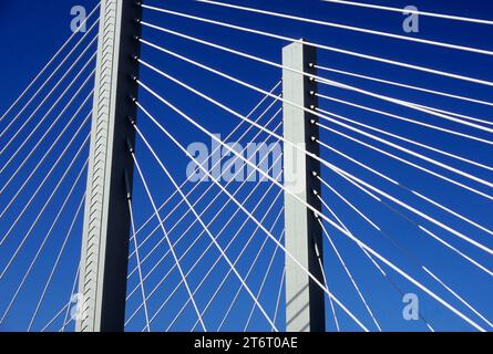 Ponte sospeso della 21st Street, Tacoma, Washington Foto Stock