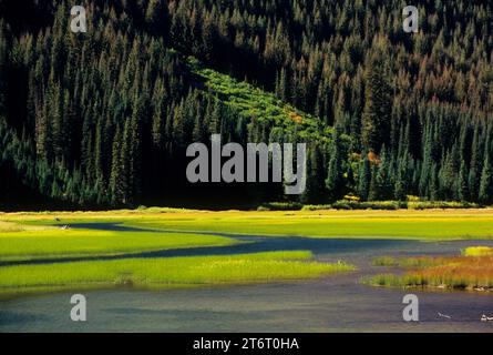 Lago Tucquala, Wenatchee National Forest, Washington Foto Stock