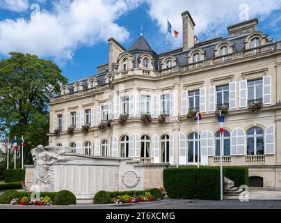 Hotel de Ville, Avenue de Champagne, Epernay, Marne, Francia, UE, Foto Stock