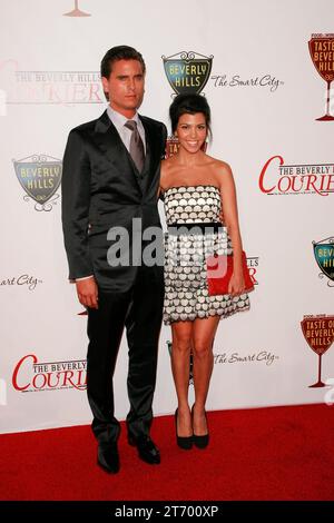 Kourtney Kardashian e Scott Disick al Food and Wine The Taste of Beverly Hills Festival. Gli arrivi si terranno al Beverly Hilton Hotel a Beverly Hills, CA, giovedì 2 settembre 2010. Crediti fotografici: Joseph Martinez / Picturelux Foto Stock