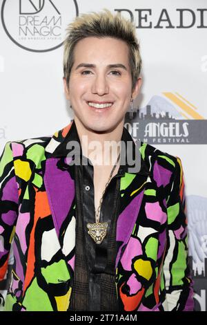 L'attore Ricky Rebel partecipa al gala dei 2023 City of Angels Women's Film Festival Awards al bella Blanca Event Center, Los Angeles, CALIFORNIA, 12 novembre 2023 Foto Stock