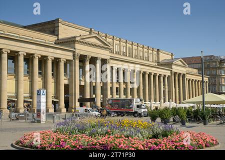 Königsbau, Schloßplatz, Stoccarda, Baden-Württemberg, Deutschland Foto Stock