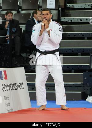 MATHIEU Alexis di Francia 1ere Round - 90 KG uomini durante i Campionati europei di Judo 2023 individuale il 5 novembre 2023 al Sud de France Arena di Montpellier, Francia - foto Laurent Lairys / DPPI Foto Stock