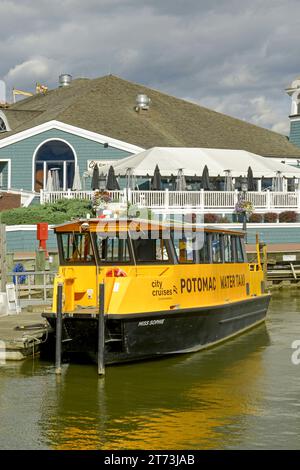 Lungomare della città vecchia ad Alexandria, Virginia Foto Stock