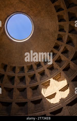 La cupola del Pantheon, Roma, Lazio, Italia Foto Stock