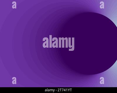 Campo magnetico viola Fractal matematica Foto Stock
