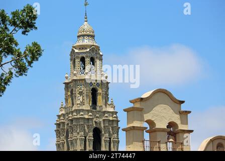 Torre della California, San Diego, California Foto Stock