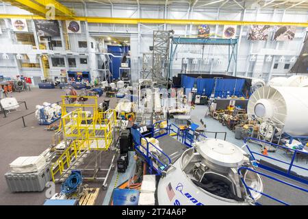 Houston, USA - 21 ottobre 2023: The View of Astronaut Training Facility presso il NASA Johnson Space Center. Dal 1980, ogni astronauta della NASA ha camminato Foto Stock